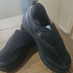 FitVille Diabetic Shoes for Men Extra Wide Slip-on Shoes EasyTop WingsFoot Pai